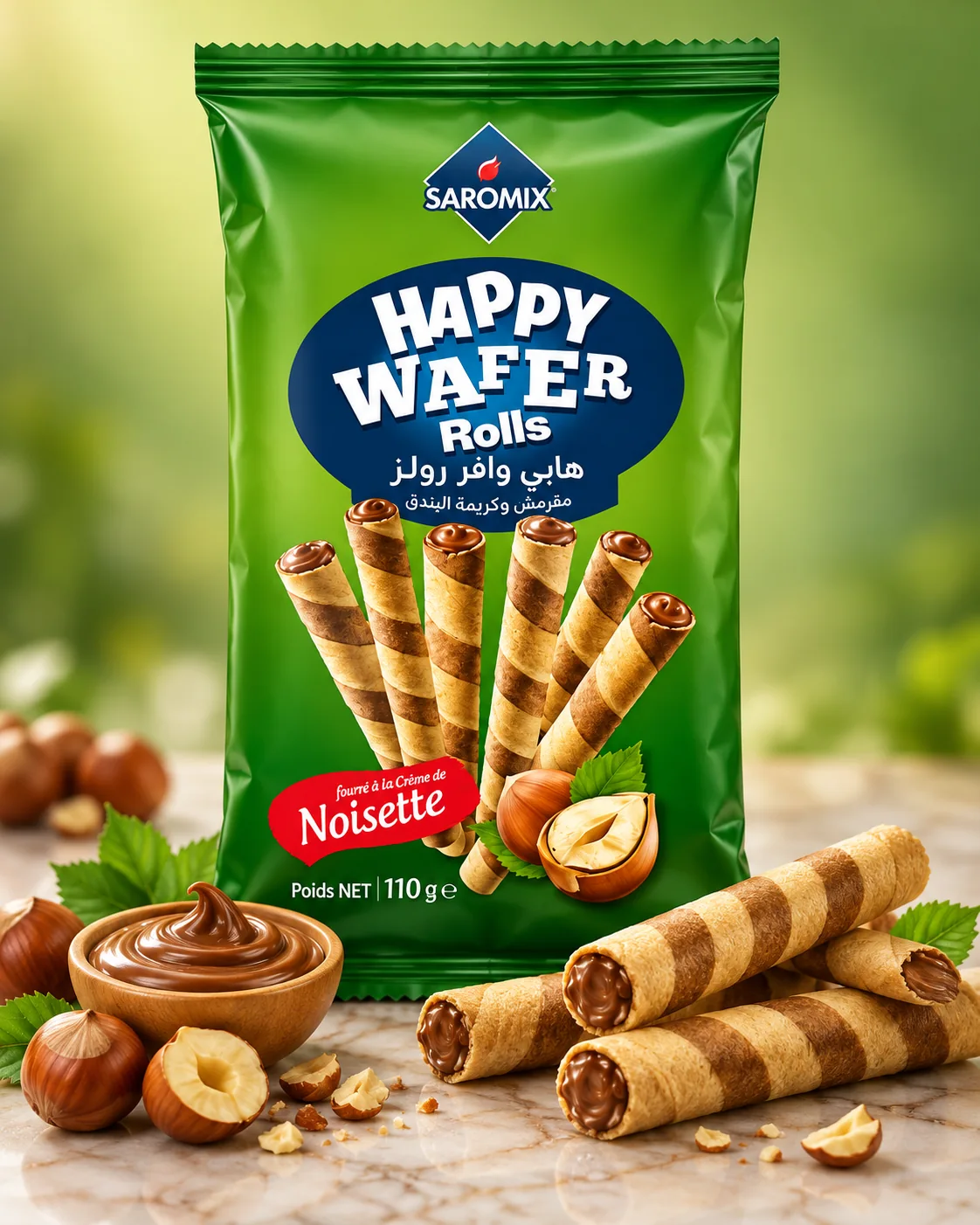 SAROMIX Happy Wafer Rolls